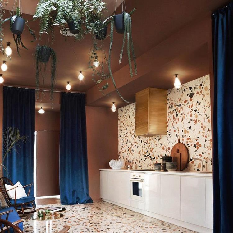 Terrazzo mitmevärvilised Bianco plaadid (1)