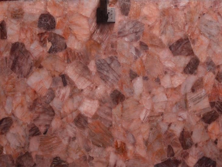 Orange Crystal Semi Precious Stone Slab Orange Crystal Semi Precious Stone Slab
