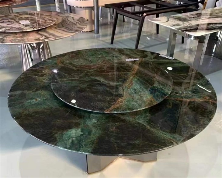 Luxury Green Marble Table Top Luxury Green Marble Table Top