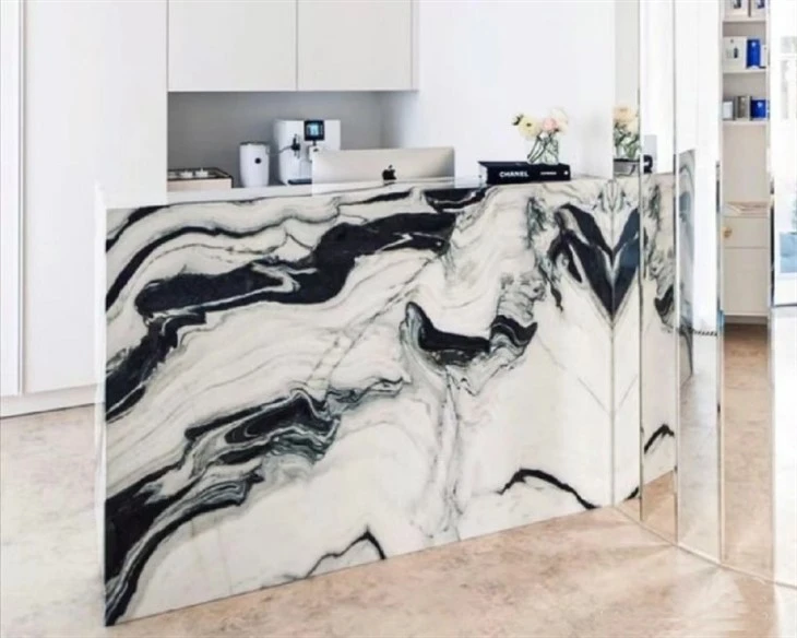 Panda White Marble Countertop
