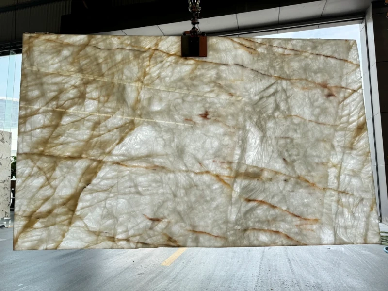 Cristallo Quartzite slab Cristallo Quartzite slab