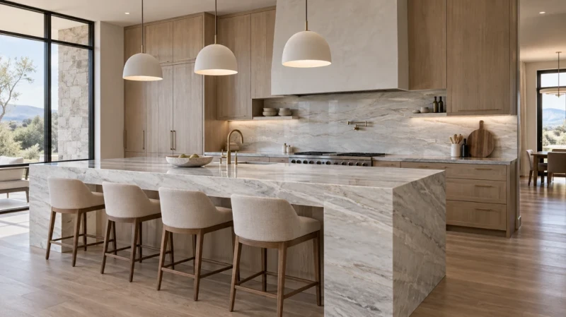 mont-blanc-quartzite-kitchen-island mont-blanc-quartzite-kitchen-island